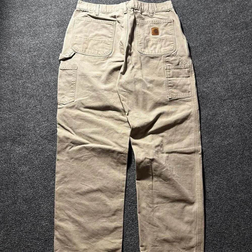 Carhartt Men's Tan and Cream Trousers